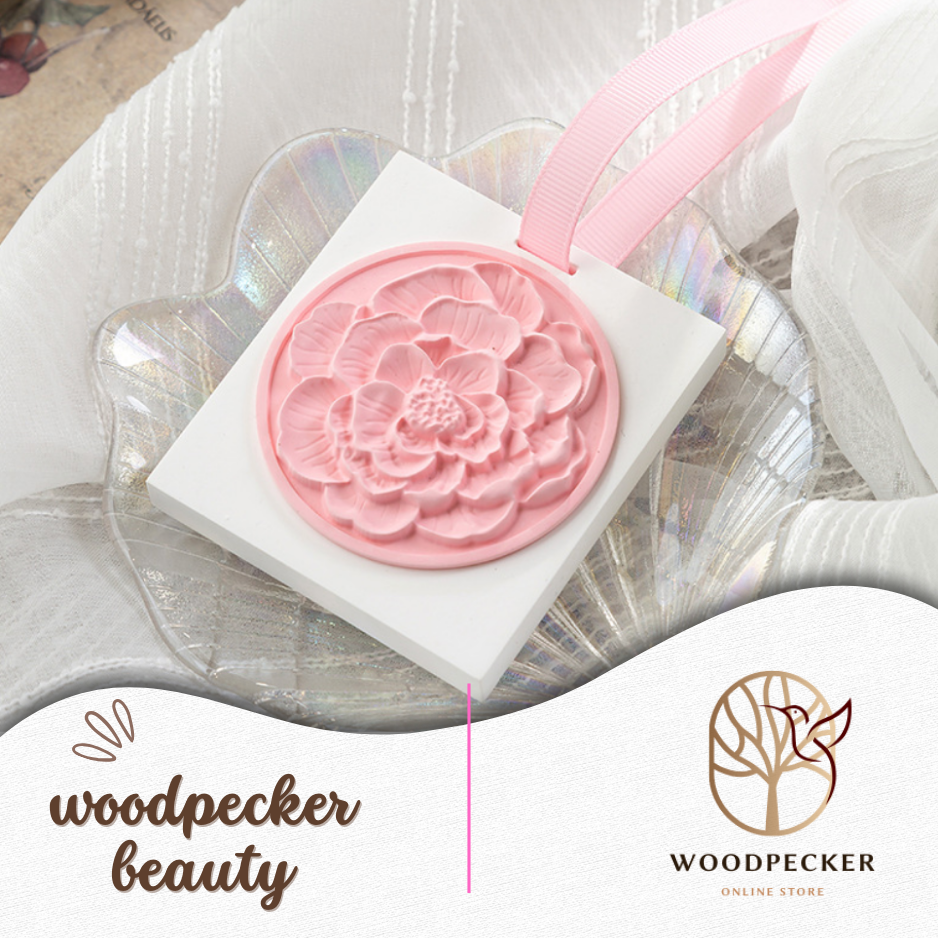 Hanging Scented Ceramic for Drawers and Closets Fresh Scents Car Air Freshener Woodpecker Beauty