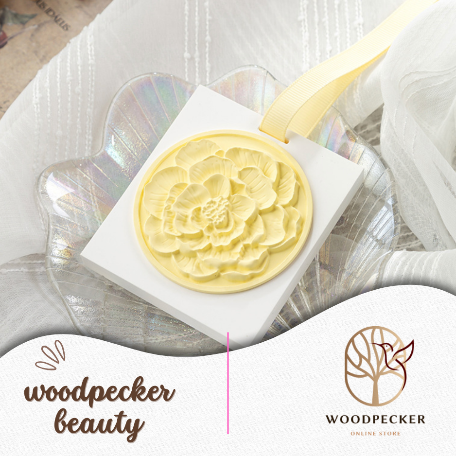 Hanging Scented Ceramic for Drawers and Closets Fresh Scents Car Air Freshener Woodpecker Beauty