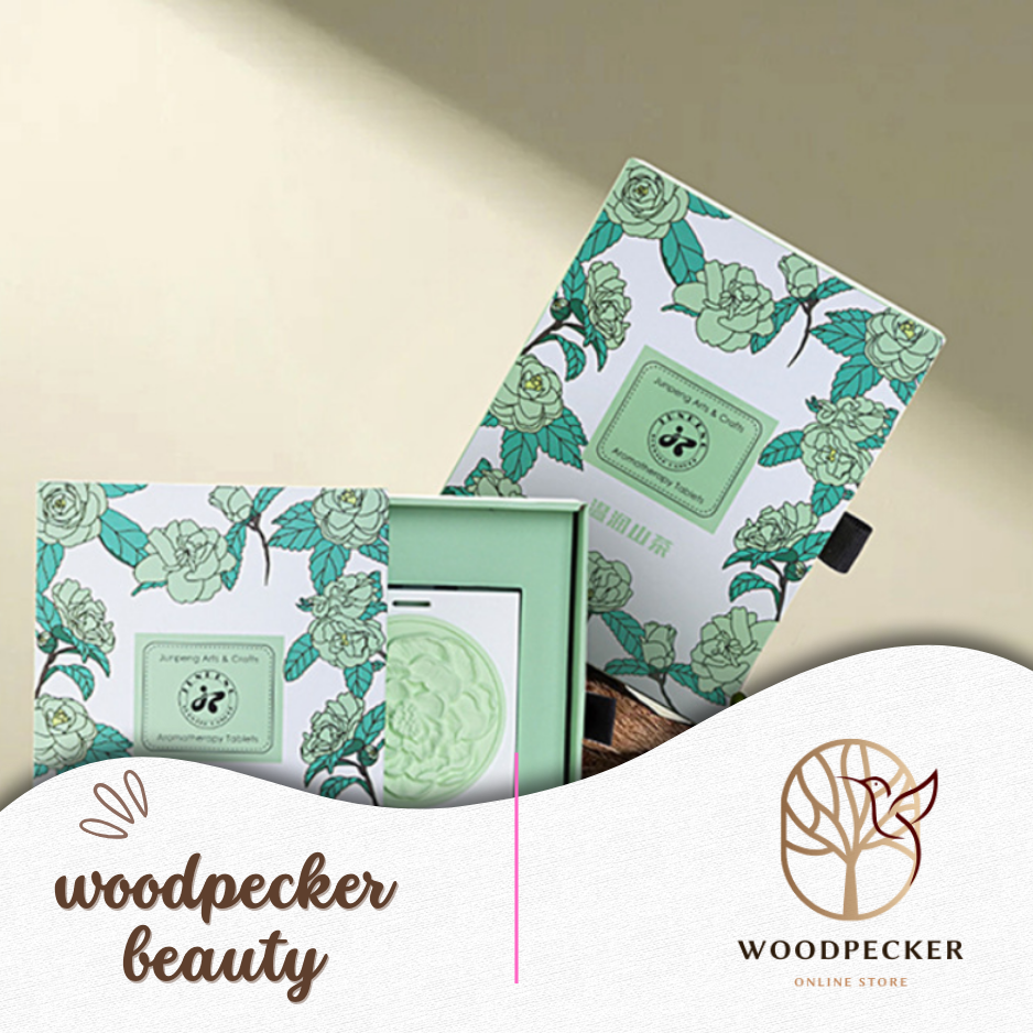 Hanging Scented Ceramic for Drawers and Closets Fresh Scents Car Air Freshener Woodpecker Beauty