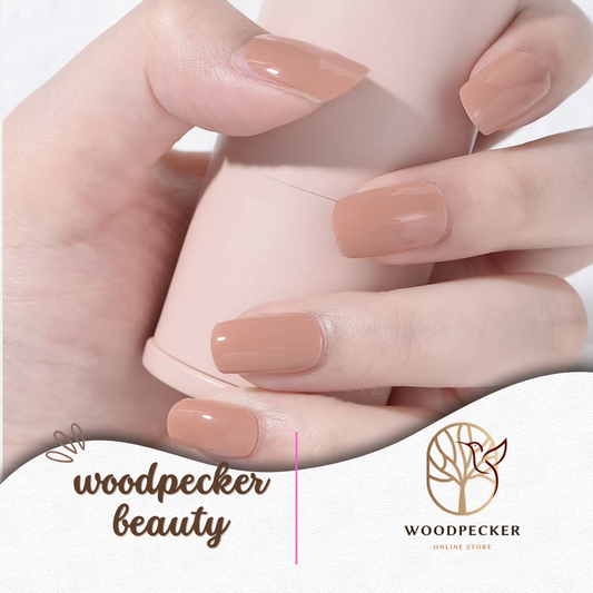 Woodpecker｜Solid Nail Stickers Nude