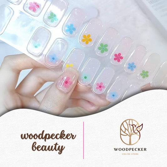 Woodpecker|Nail Stickers Spring Floral Nails